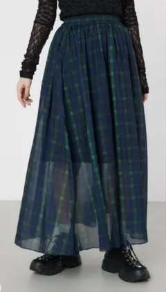 RCWB　シアーチェックスカート