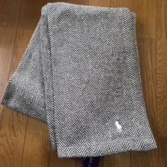 【新品・タグ付】ラルフローレン ハーフブランケット ヘリンボーンのサムネイル