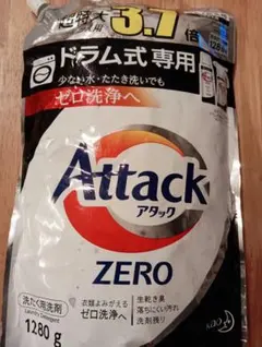 花王 Attack ZERO ドラム式専用 つめかえ用 超特大 1280gのサムネイル