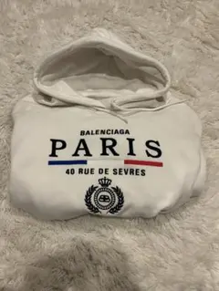 BALENCIAGA WFP パーカー M ホワイト - メルカリ