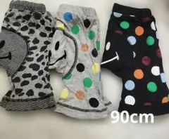 COMICANIMAL 90cm ハーフパンツ 3点セット