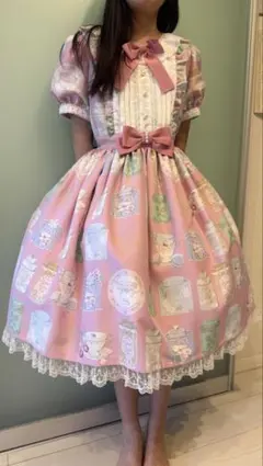 AngelicPretty【きまぐれバニラちゃん】ティアードjsk他3点セット