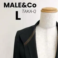 MALE&Co. メイルアンドコー　タカキュー　テーラードジャケット 黒　Lのサムネイル