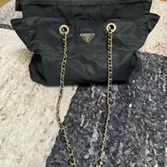 PRADA 2way トートバッグ テスート ボンバー キルティング 黒 - メルカリ