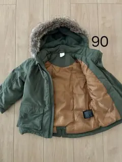 美品 【H&M】 90cm モッズコート