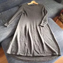 限定価格☆UNTITLED ☆ウール100％ ニットワンピース