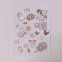 °○平成レトロ おはじきシール*タイルシール*いろいろセット○°