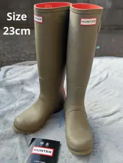 HUNTER　ハンター　レインブーツ　ロングブーツ　23cm　未使用