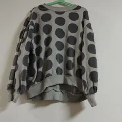 マーキーズ140.150✰ドット柄スウェット　ザラ、ボボ、ミニロディーニ好きに