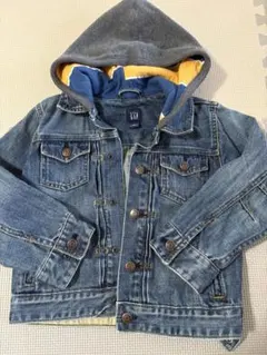 GAP キッズ　フード付き　デニムジャケット　ジージャン