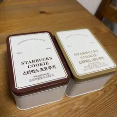 STARBUCKS クッキー　　　空き缶2個のサムネイル