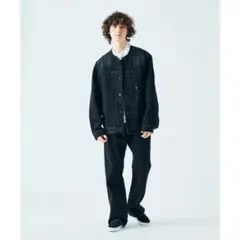 EDIFICE別注 LEVI’S TYPE I 黒 デニムジャケット BIG E