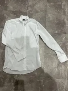 モーニング　ホワイト 長袖シャツ　結婚式