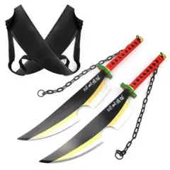 宇髄天元 日輪刀 双剣 竹製 撮影 イベント コスプレ 武器 コスプレ道具背負い 宇髄天元 日輪刀 双剣 竹製 撮影 イベント コスプレ 武器 コスプレ道具
