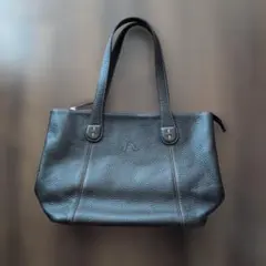 キタムラ　レザー トートバッグ 黒　美品