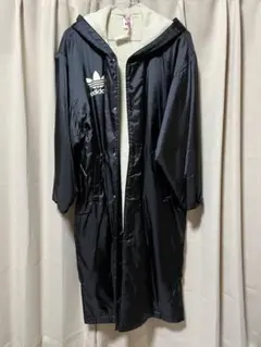 adidas フード付きベンチコート M ブラック