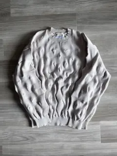 ssstein / BUMPY PATTERNED KNIT LS