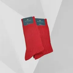 Tabio タビオ ソックス レッド 25-27cmのサムネイル
