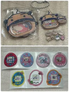 たまごっち　シャカシャカキーホルダー アメステシールお裾分け