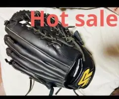 レザー 左手用 5本指グローブ 黒