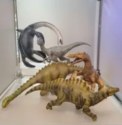 RECUR　恐竜フィギュア　ソフビ　希少　バリオニクス　オウラノサウルス　他 RECUR 恐竜フィギュア 5体 バリオニクス オウラノサウルス他 希少