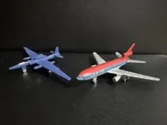 飛行機 模型 2機セット L.A. AIR