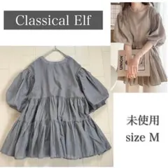 【未使用値札付¥4998】ClassicalElf 3wayシアーシャツ M