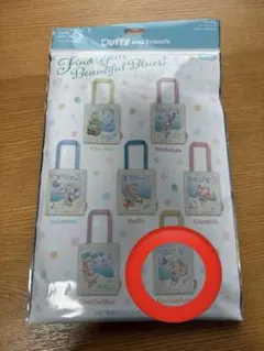 ダッフィー&フレンズファインドユアビューティフルブルートートバッグ　クッキーアン