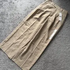 ジーユー GU ローウエストバギーパンツベージュM 新品