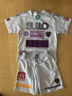 【SULLO】SULLO スージョ ジュニア 150 サッカー上下セット 白のサムネイル
