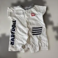 BABYDOLL ベビー ロンパース カバーオール ホワイトのサムネイル