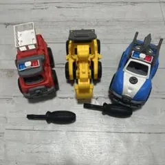 組み立て自動車　3台セット