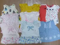 ミキハウス　半袖　70〜80　9着セット