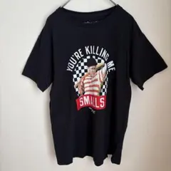 サンドロット ムービー柄 半袖Tシャツ クルーネック半袖 L 黒 綿 お出かけ
