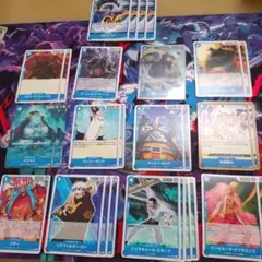 ワンピース トレーディングカード 王下七武海セット 青