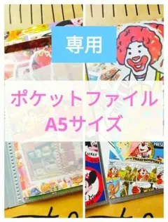ポケットファイル☆おすそわけファイル☆A5サイズ