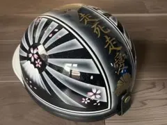 桜 富士日章 コルク半 ヘルメット カスタム 旭風防 短風防 アルフィン
