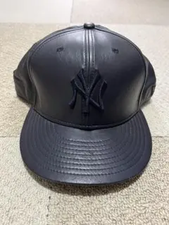New Era ニューヨーク・ヤンキース ベースボールレザー キャップ7 5/8