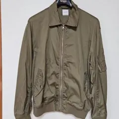 BROWNY ミリタリージャケット カーキ Mサイズのサムネイル