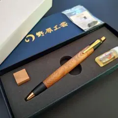 野原工芸】栃縮杢 シャープペンシル（新型／ゴールド） - メルカリ
