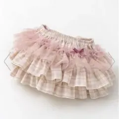 新品未使用　panpan tutu フリル付きスカート