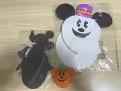 ディズニーハロウィン スーベニアコースター カプセルトイ おばけバルーン