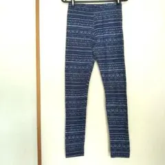 H&M エイチアンドエム レギンス スパッツ 150 青 ブルー レディース