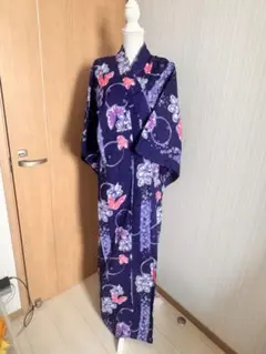 花柄蝶模様 浴衣セット