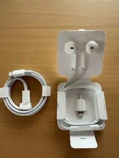新品 アップル 純正 イヤホン EarPods ライトニング 充電ケーブル