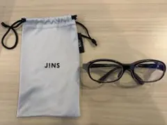 【JINS 花粉Cut BASIC】子供用　花粉症メガネ　ブラウン