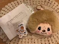 モンチッチ フェイスポーチチャーム シール3点セット sweet付録