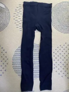 100-110 無印良品　レギンス　タイツ　ネイビー