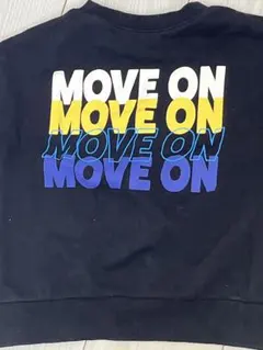 MOVE ON トレーナー 110サイズ 黒