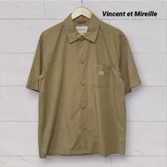 Vincent et Mireille 半袖シャツ　ベージュ　40のサムネイル